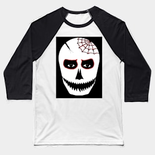 Halloween Face Baseball T-Shirt